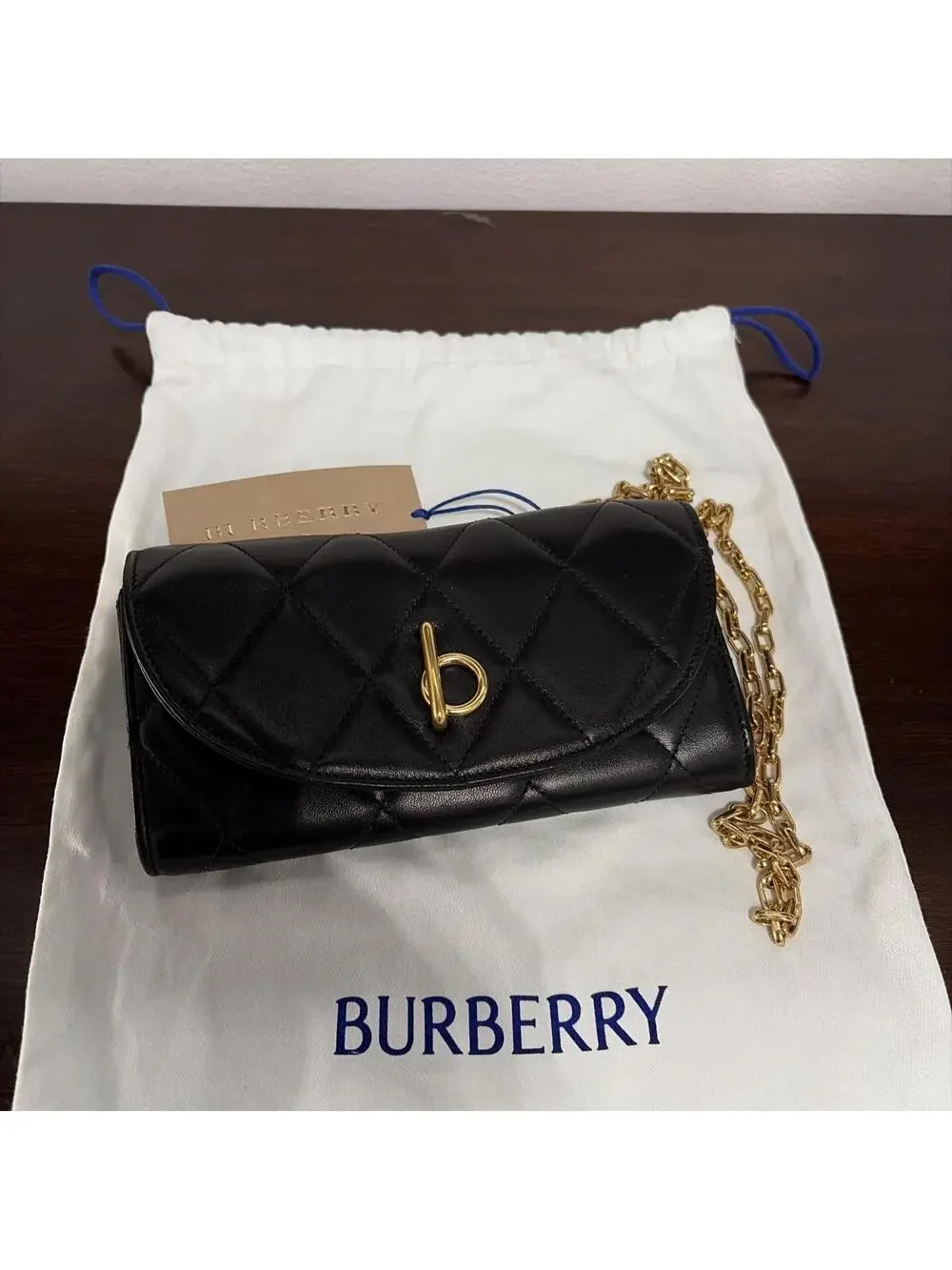 Auth Burberry Black Quilted Rocking #256952B76B